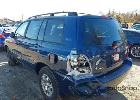 2004 Toyota Highlander V6 z USA, uszkodzony, nr VIN JTEEP21A840033110